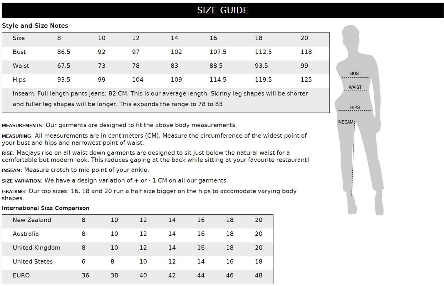 Size Guide