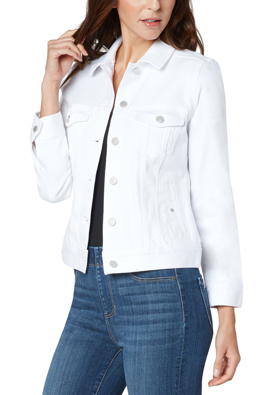 CLASSIC JEAN JACKET W/ ANGLED SEAM - Women's Jackets, Coats & Vests ...