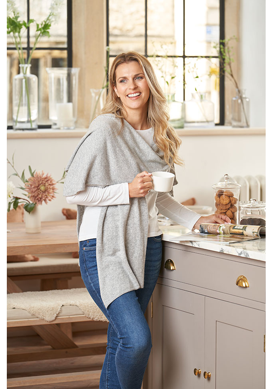 WOOL CASHMERE WRAP
