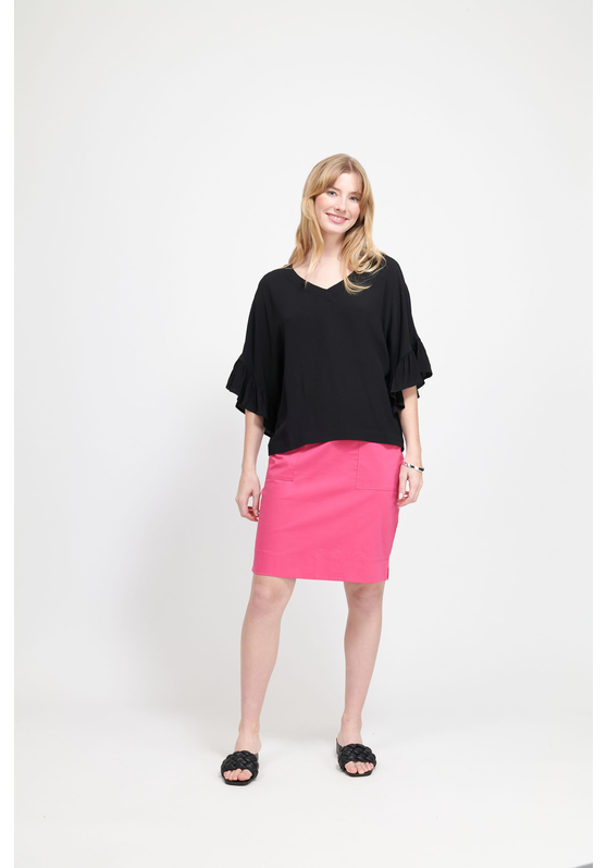 Pull On Square Pockets Skirt