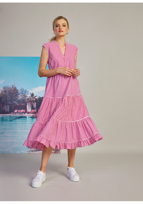 Gingham Style Midi Dress Buy Madly Sweetly Clothing Online in NZ & AU
