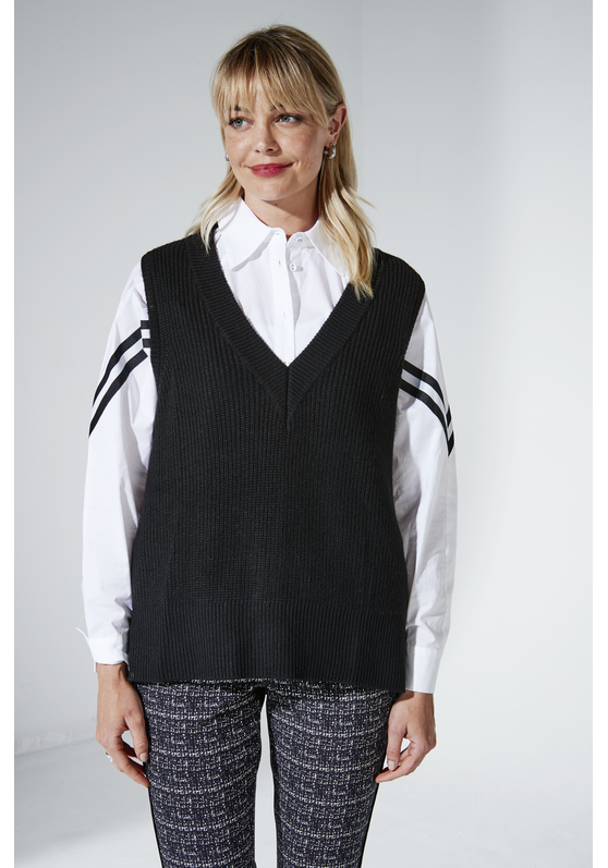 Troyes Women's Knitted Vest Duo Clothing Buy Duo Clothing Online
