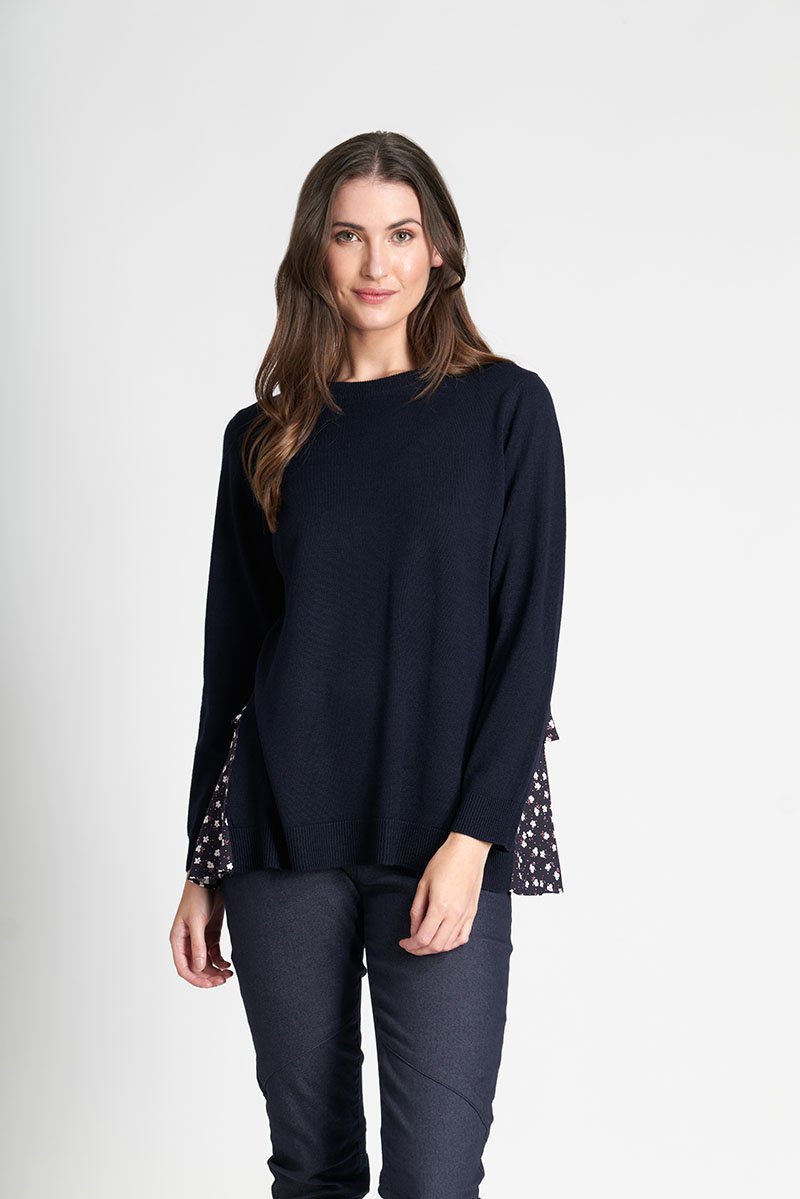 Layered Contrast Woven Women's Top - Memo Clothing | Buy Memo Clothing ...