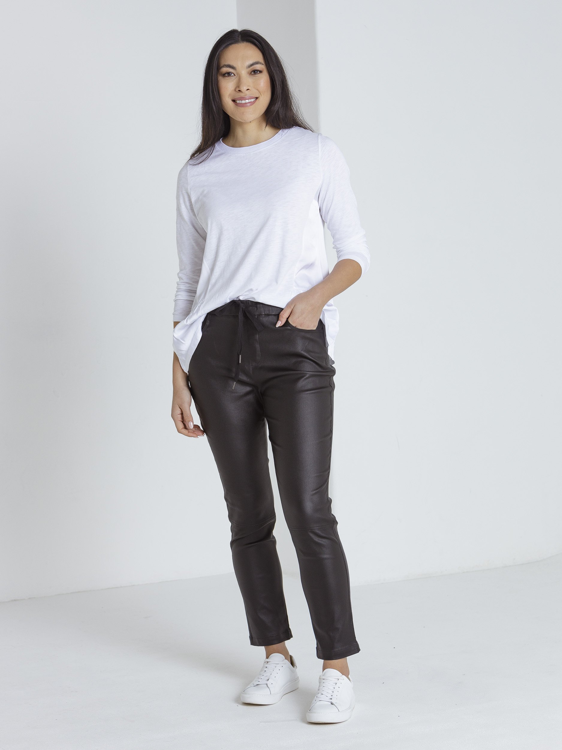 Faux Leather Women's Pant - Marco Polo