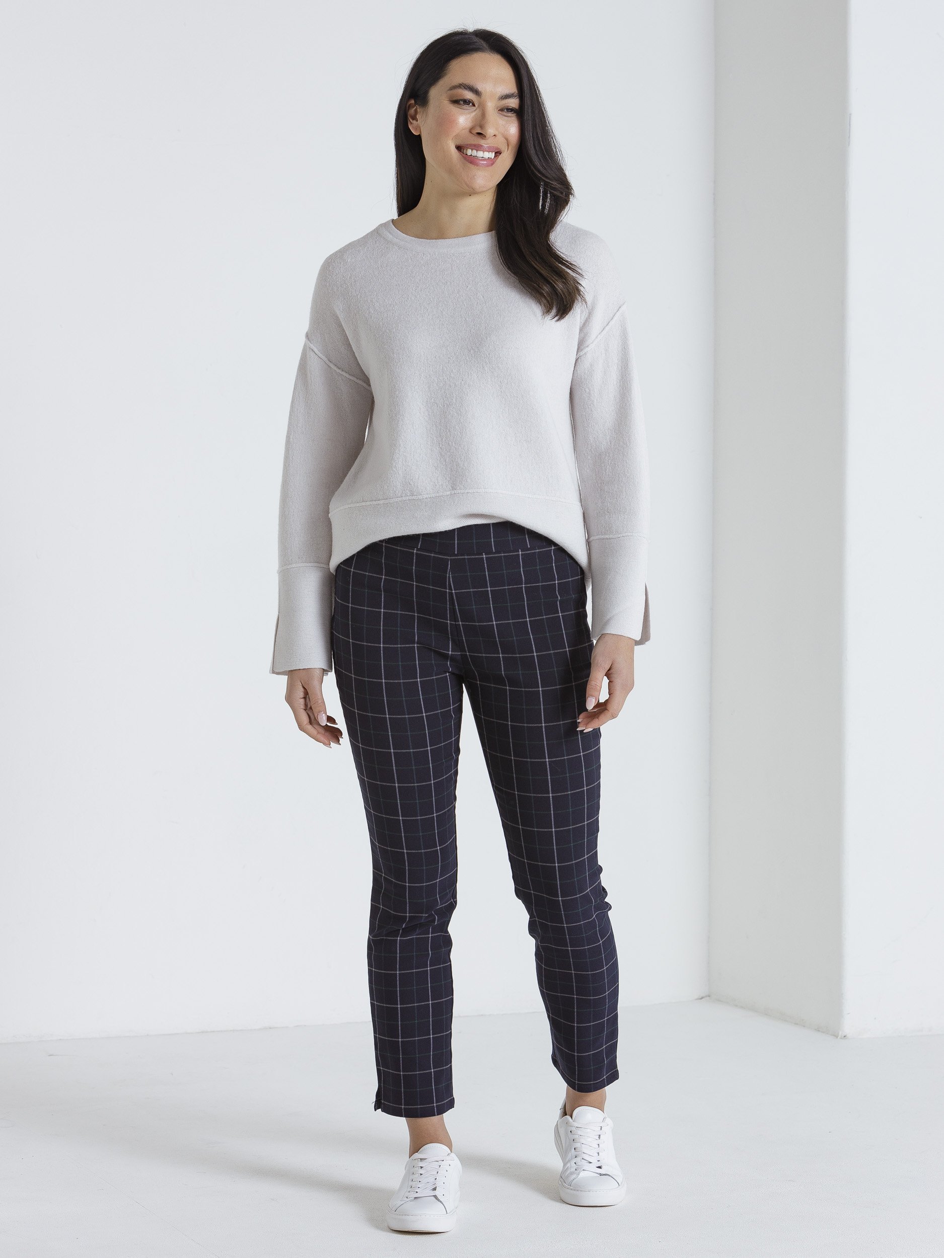 7 8 Check Women s Pant Marco Polo Buy Marco Polo Clothing