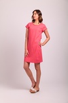 Fringe Scoop Neck Dress