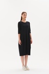 3/4 Sleeve Diagonal Dress