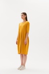 3/4 Sleeve Diagonal Dress