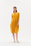 3/4 Sleeve Diagonal Dress