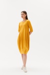 3/4 Sleeve Diagonal Dress