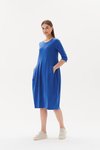 3/4 Sleeve Diagonal Dress