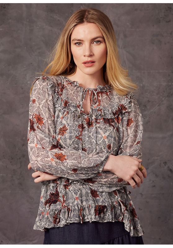 Fearless Ruffle Women's Top Loobie's Story Clothing NZ Auckland, Christchurch & Online