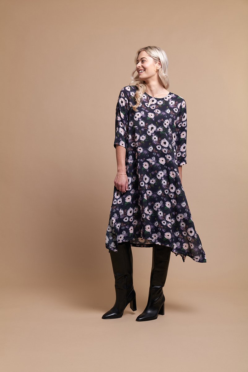 Draped Hem Dress Memo Clothing Buy Memo Clothing Online Identity