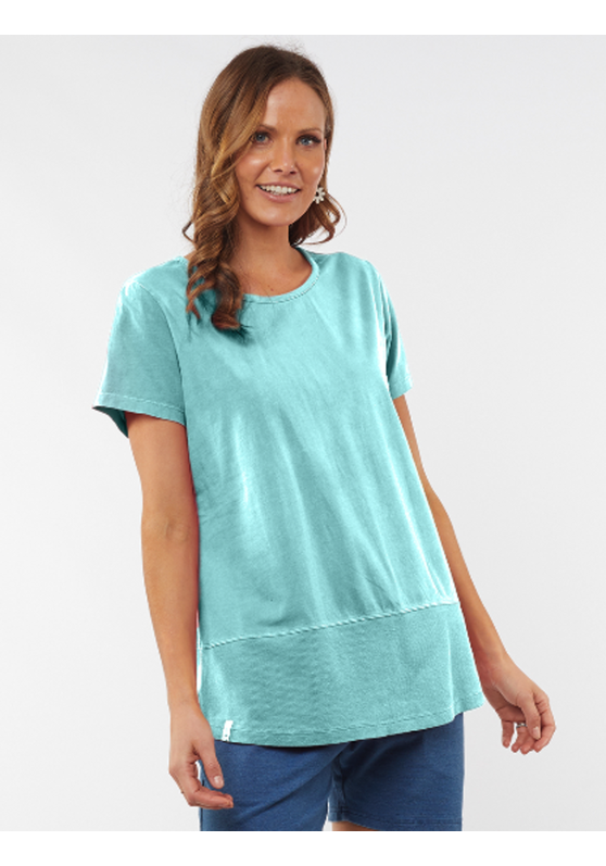 Rib Short Sleeve Women's Tee