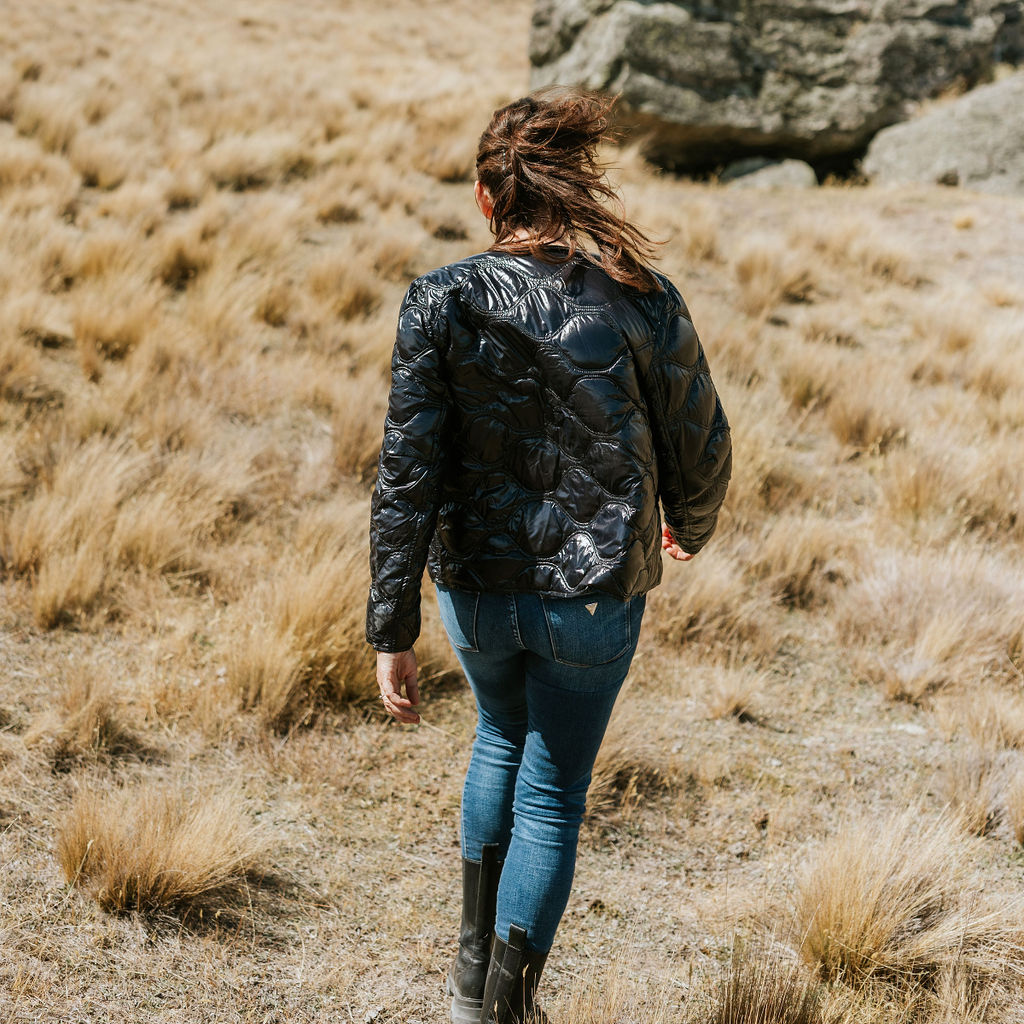 Liss Packable Down Quilt Jacket Moke Apparel Buy Moke Apparel