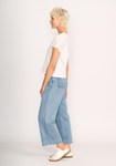Broderie Sleeve T-Shirt