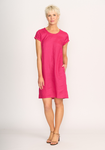 Fringe Scoop Neck Dress