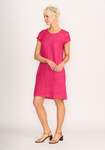 Fringe Scoop Neck Dress