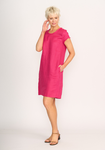 Fringe Scoop Neck Dress