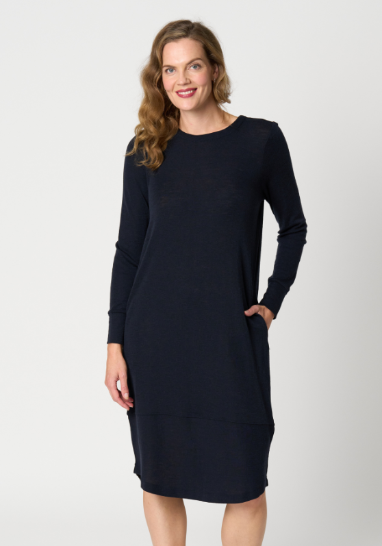 Foil Panel Cocoon Dress