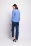 Fold V Neck Top