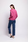 Fold V Neck Top