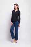Fold V Neck Top