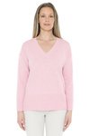 V Neck Rib Detail P/Over