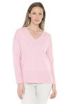 V Neck Rib Detail P/Over