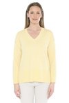 V Neck Rib Detail P/Over