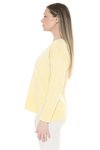 V Neck Rib Detail P/Over