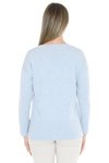 V Neck Rib Detail P/Over