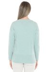 V Neck Rib Detail P/Over