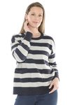 Panel Stripe Pullover