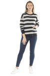 Panel Stripe Pullover