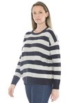 Panel Stripe Pullover
