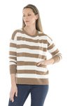 Panel Stripe Pullover