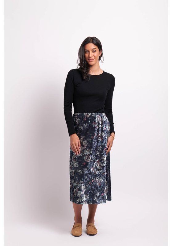 Memo Velveteen Skirt 