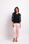 Contrast Shoulder Top
