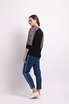 Contrast Shoulder Top