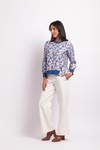 Contrast Rib Top