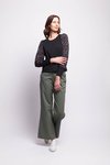 Contrast Sleeve Top