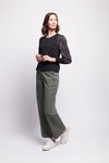 Contrast Sleeve Top