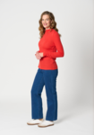 Rouched Sleeve Top