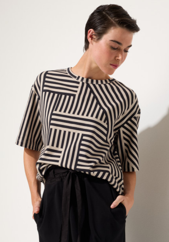 Marco Polo Spliced Stripe Tee