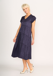 Asymmetric Tiered Dress