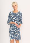 Fluted Sleeve Shift Dress