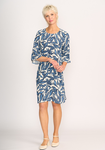 Fluted Sleeve Shift Dress