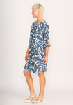 Fluted Sleeve Shift Dress