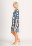 Fluted Sleeve Shift Dress